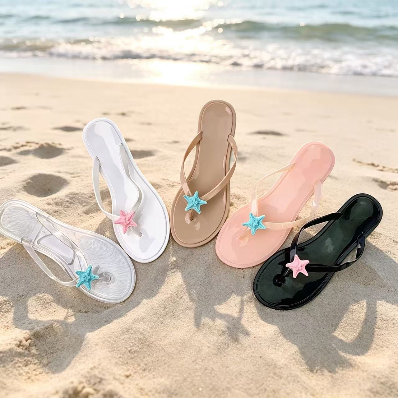 Thong Flat Sandal - Dames slippers 2026 zomer nieuwe zeester