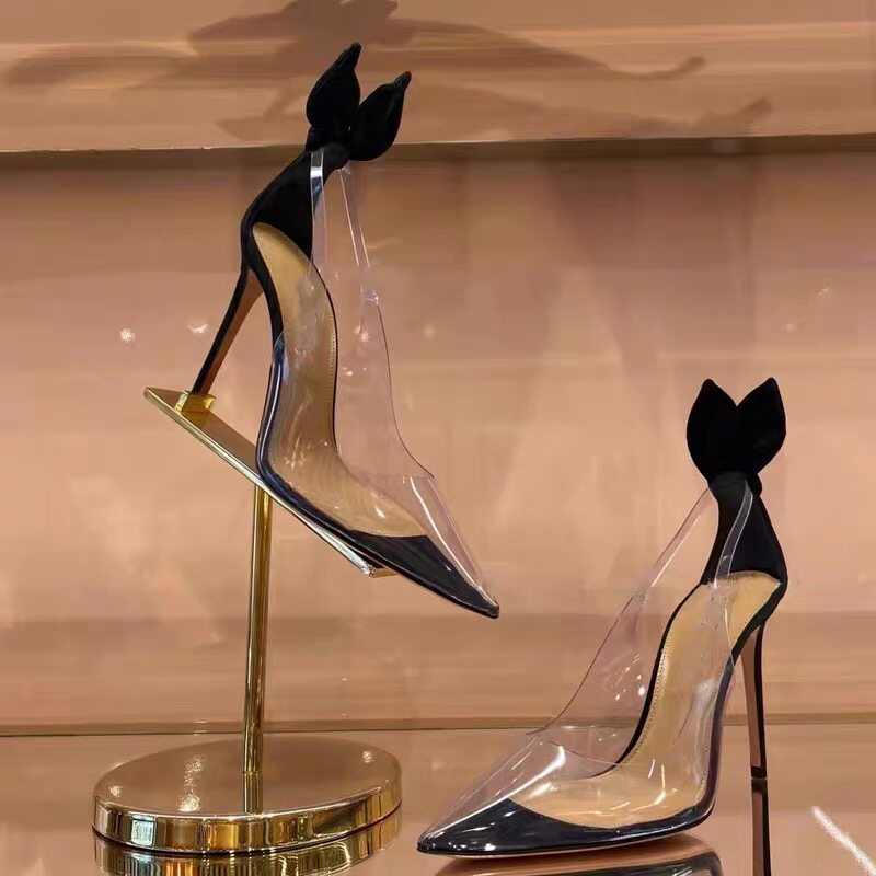 Clear Strap Heel - Nieuwe zomerse sexy konijnenoor-hakken met elegante