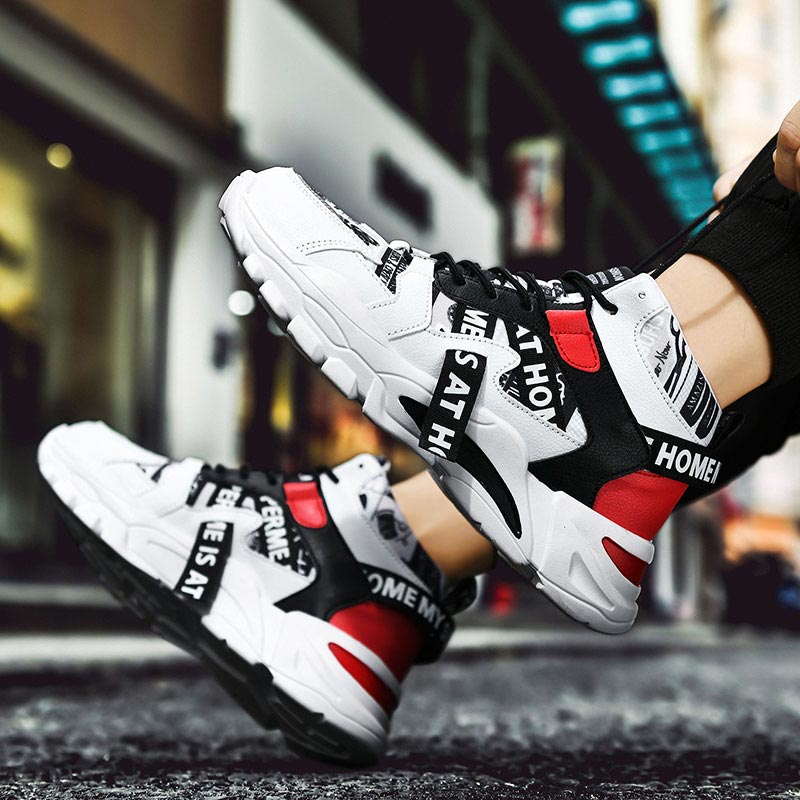 Women Shoes Japanese Brand - Grote Maat Hoge Top Chunky Man