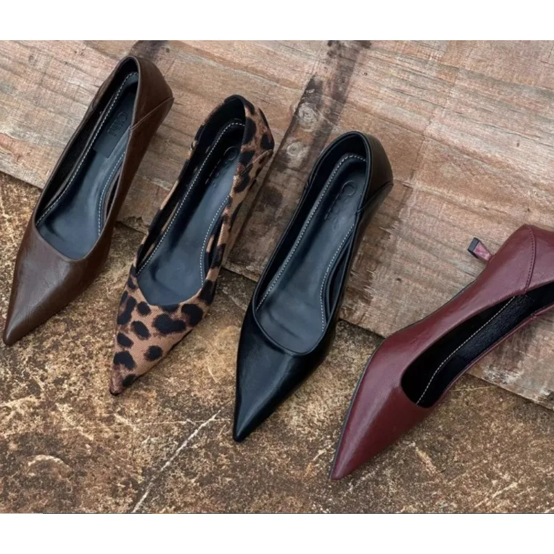 Shoes Women Pumps - 2024 Vrouwen Sexy Hoge Hakken Bordeaux