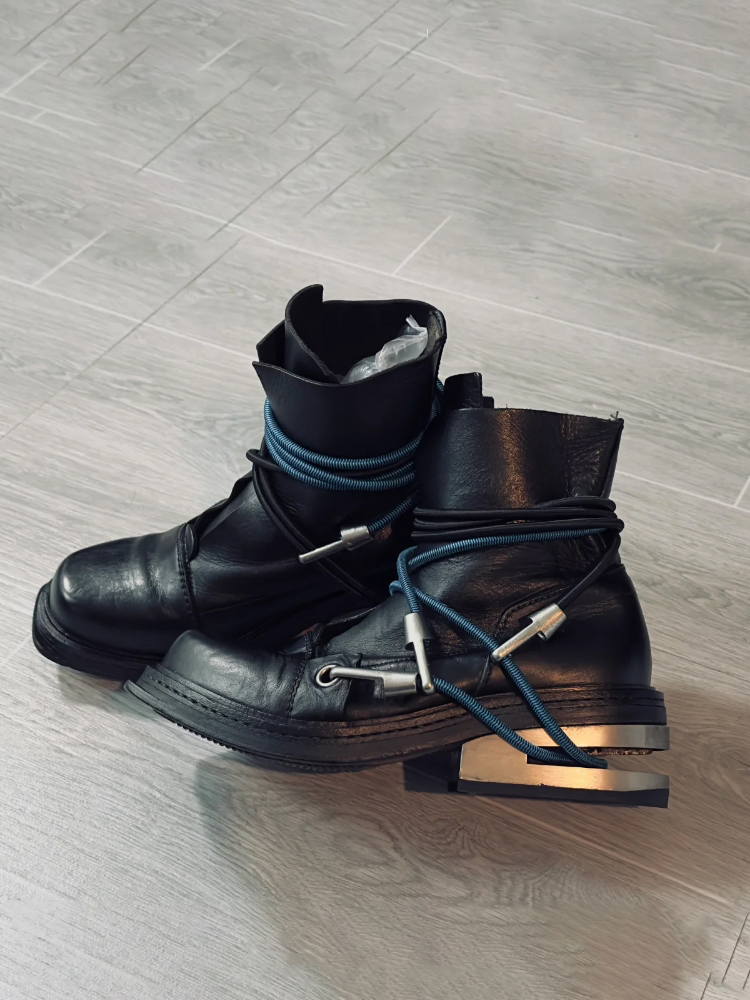 Women'S Shoes In The 90S - Jaren '90 Retro Enkellaarsjes Unisex Kabelhaak
