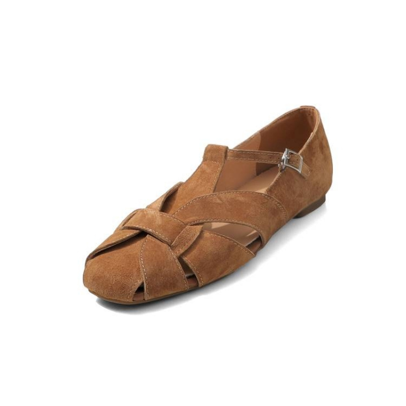 Women'S Shoes In Wide Width - Comfortabel Retro Ademend Lichtgewicht Vierkante tenen