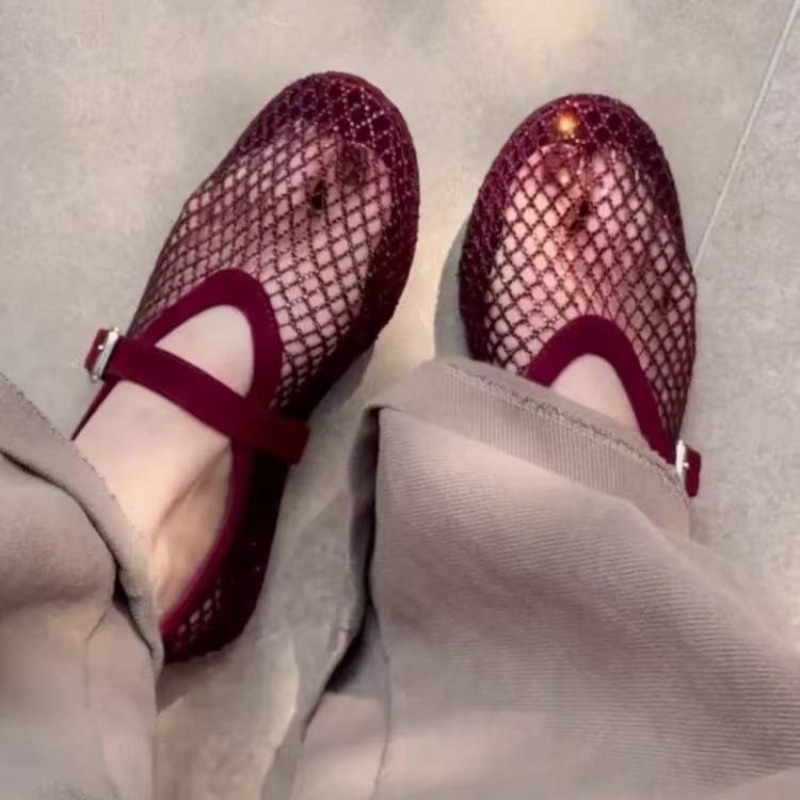 Shoes Women Pumps - Holle strass Baotou sandalen dames 2026