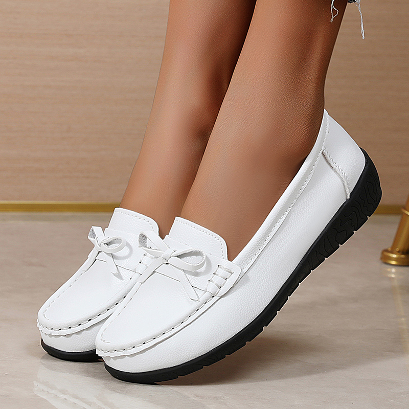 Echt leer Dames Flats Mode Zwa - Women'S Shoes Loafers Black recensie en prijs