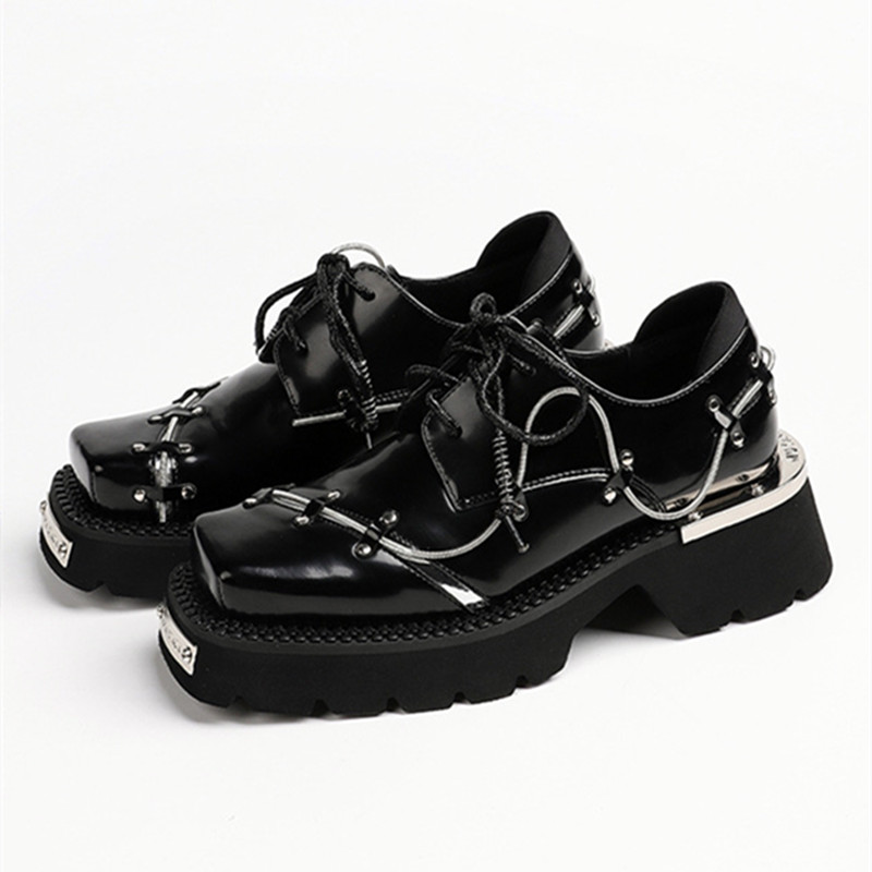 Luxe Metalen Ketting Decoratie - Women'S Shoes Loafers Black recensie en prijs
