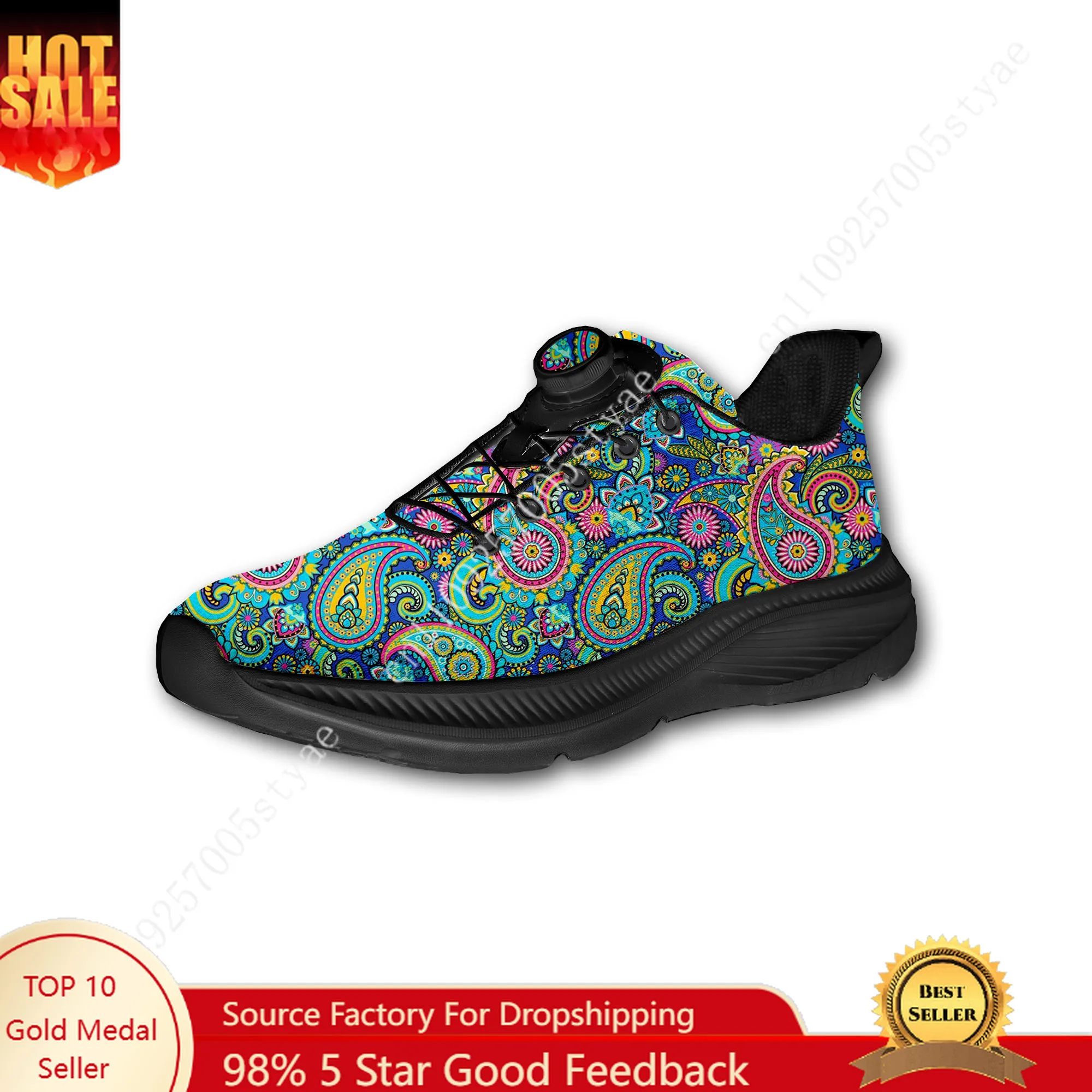 Boheemse Mandala bloemenprint  - Women Shoes Sneakers recensie en prijs