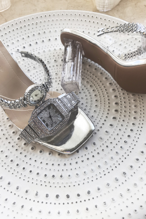 Origineel ontwerp Kristallen h - Clear Strap Heel recensie en prijs