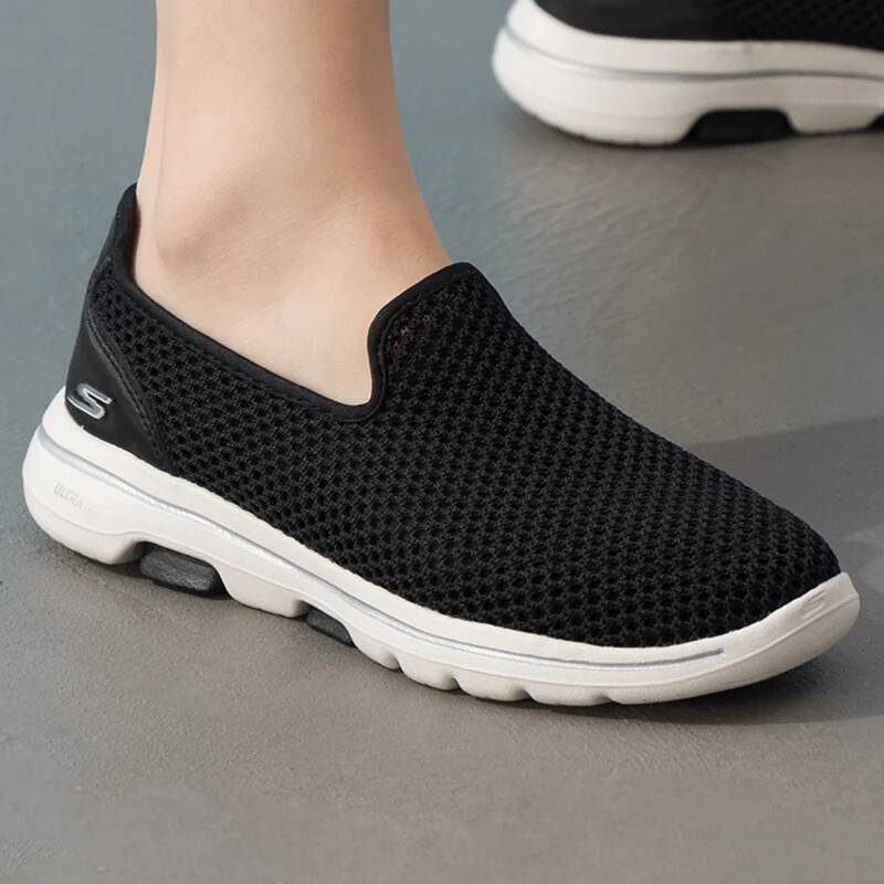 Skechers 124163-Bkw Dames Go W - Women Shoes Skechers recensie en prijs