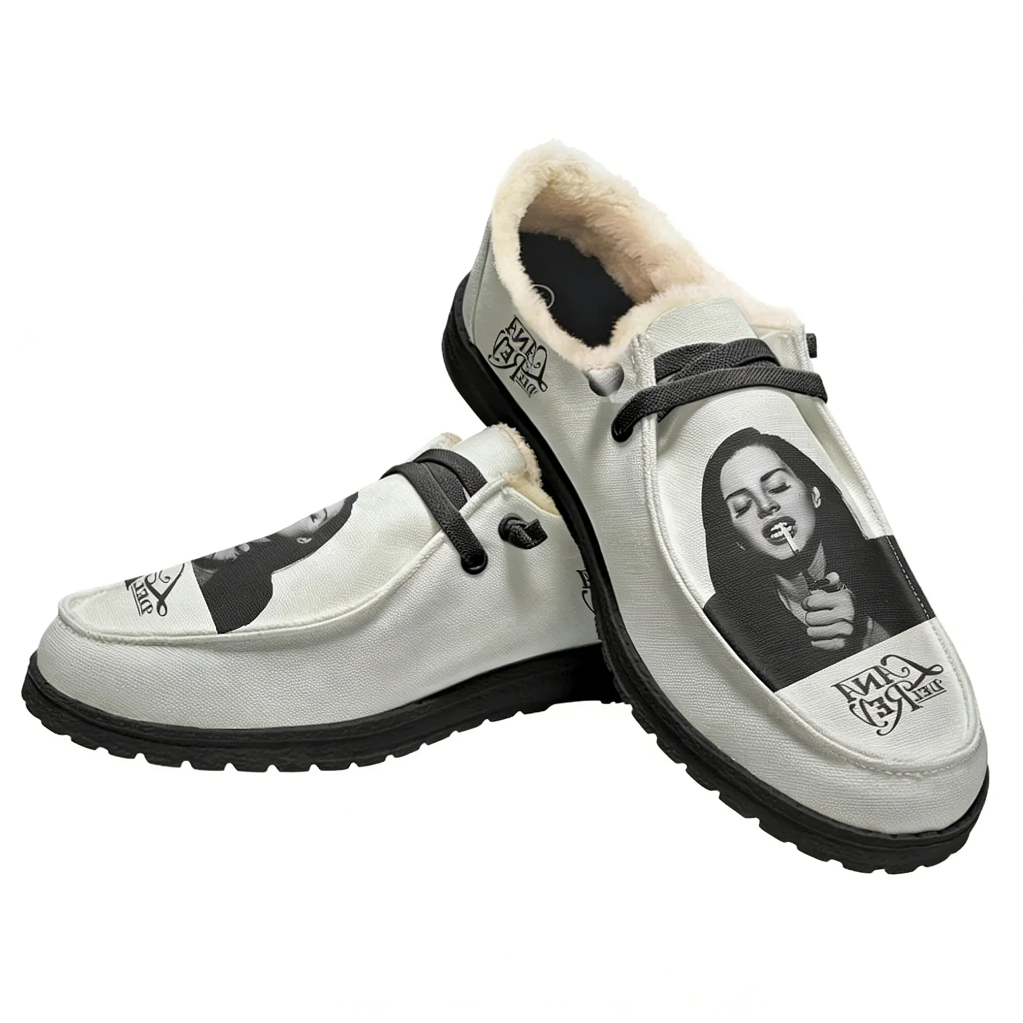 Lana Del Rey Singer Pluche Loa - Women'S Shoes Loafers Black recensie en prijs