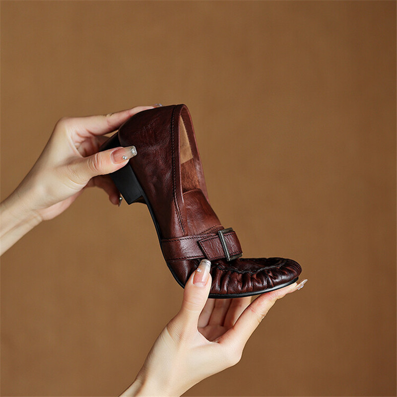 Nieuwe Herfst Echt Leer Vrouwe - Shoes Women Pumps recensie en prijs