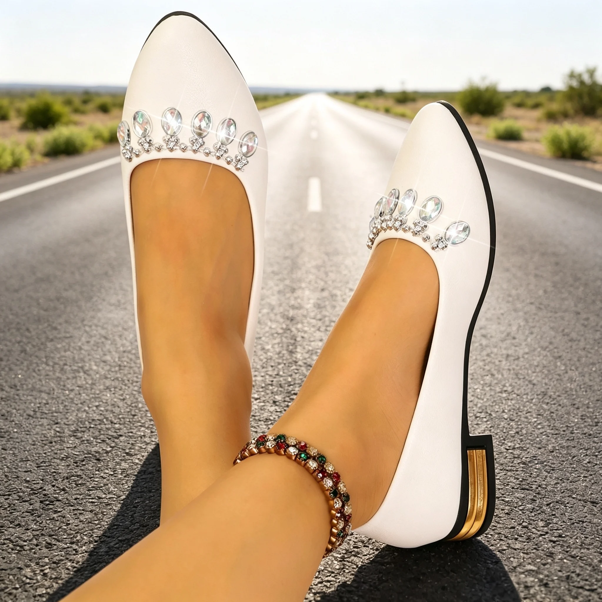 Dames Flats Pointed Toe Ballet - Women Shoes Sneakers recensie en prijs