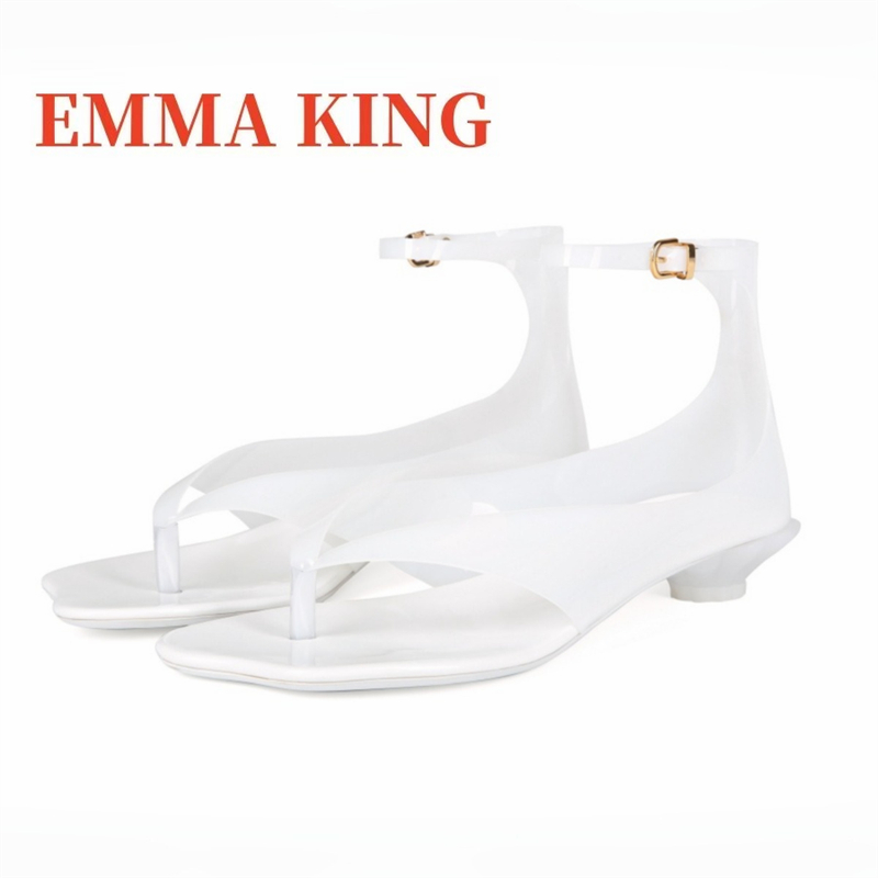 Dames Thong Jelly Sandalen, 20 - Clear Strap Heel recensie en prijs