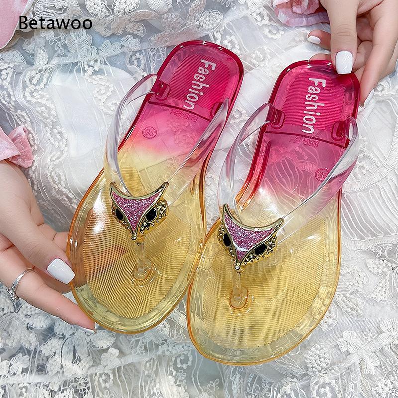2026 Dames Transparante Jelly  - Thong Flat Sandal recensie en prijs