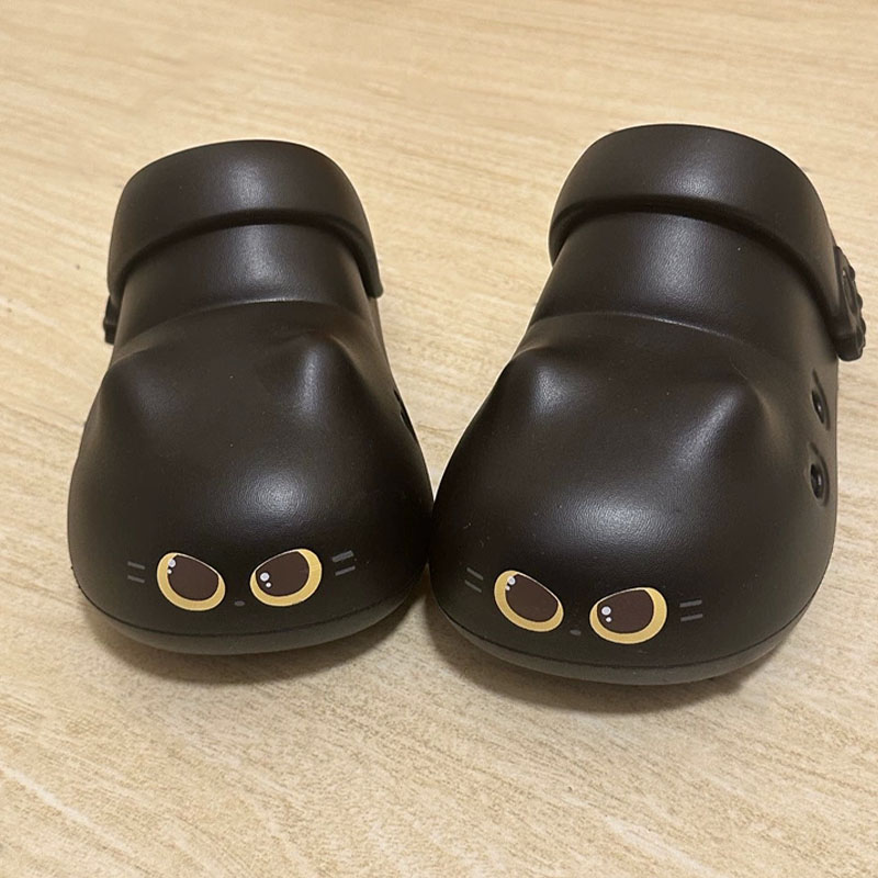Nieuwe creatieve zwarte katten - Women Shoes Mules recensie en prijs