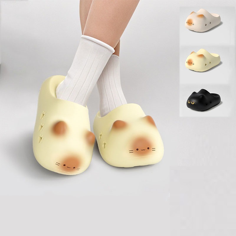 Nieuwe creatieve zwarte katten - Women Shoes Mules recensie en prijs
