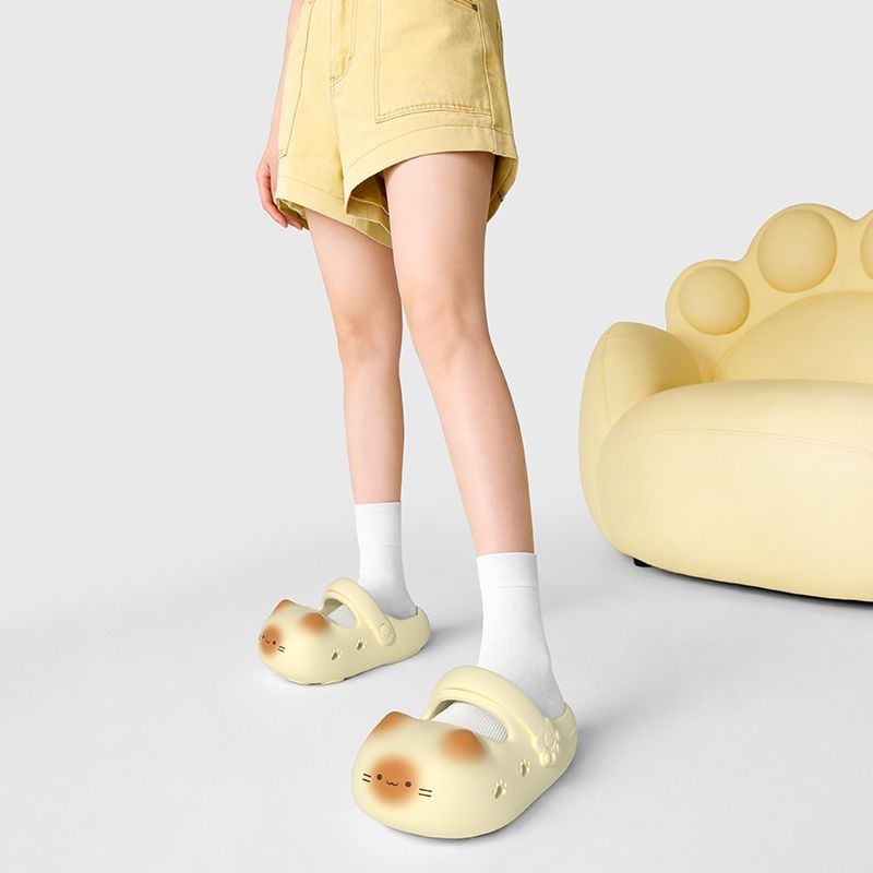 Nieuwe creatieve zwarte katten - Women Shoes Mules recensie en prijs
