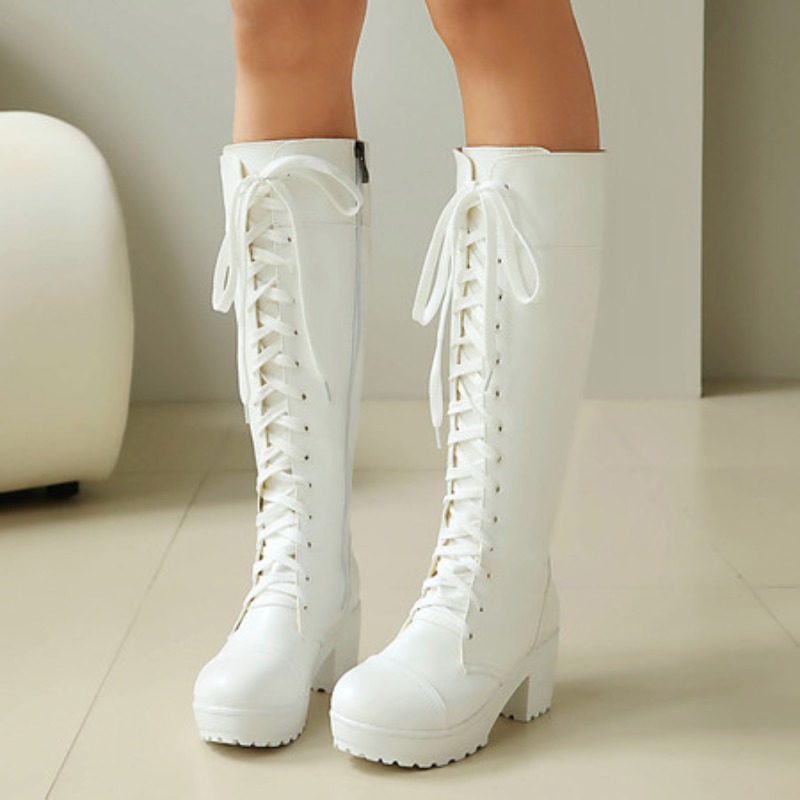 Dames kniehoge gevechtslaarzen - Women'S Shoes For Fall recensie en prijs