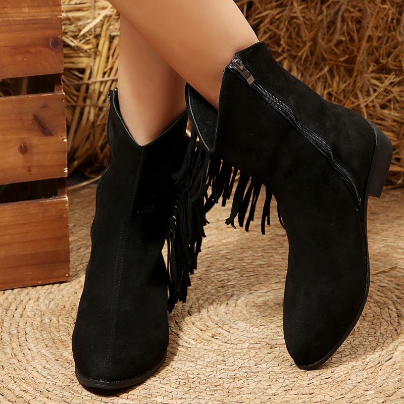 Dames Retro Fringe Suède Dames - Women'S Shoes In Wide Width recensie en prijs